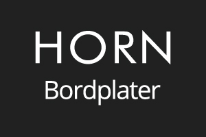 Horn Linoleum bordplater